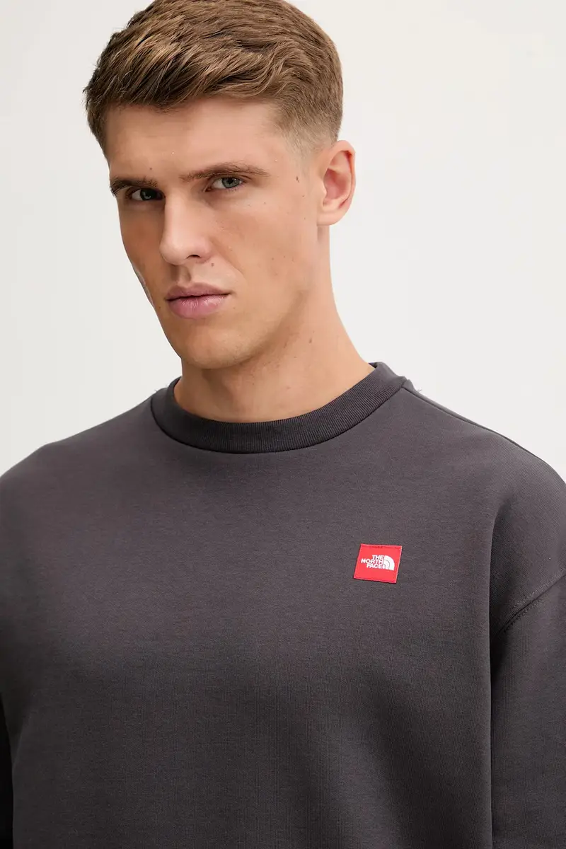 felpa Redbox uomo colore grigio con applicazione NF0A8EG10SA1 miniatura 4