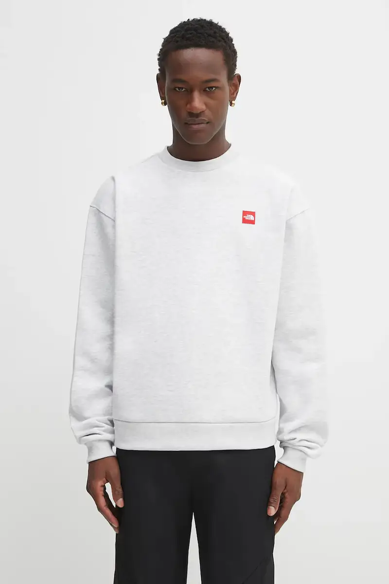 felpa Redbox uomo colore grigio NF0A8EG1E041