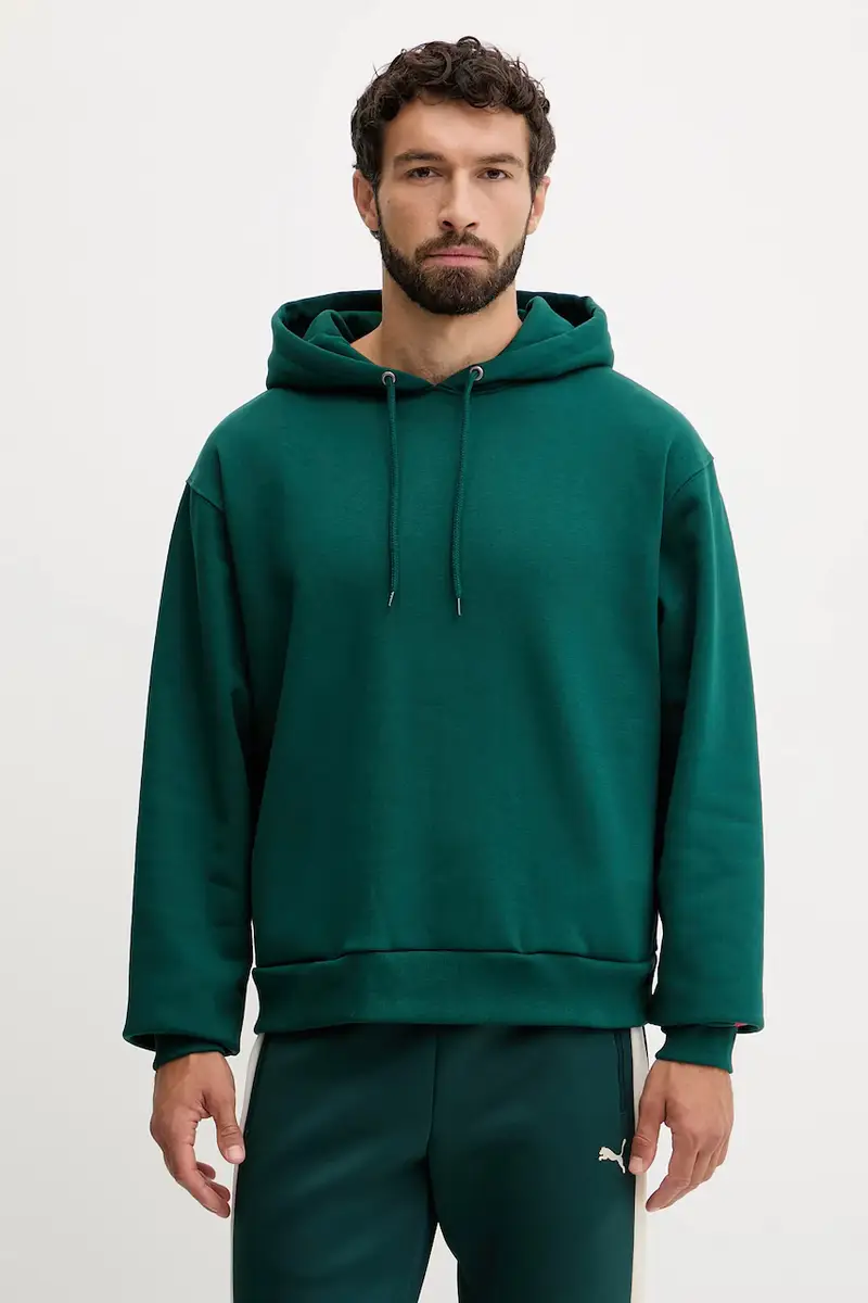 felpa Redbox uomo colore verde con cappuccio NF0A8EFZ1KI1