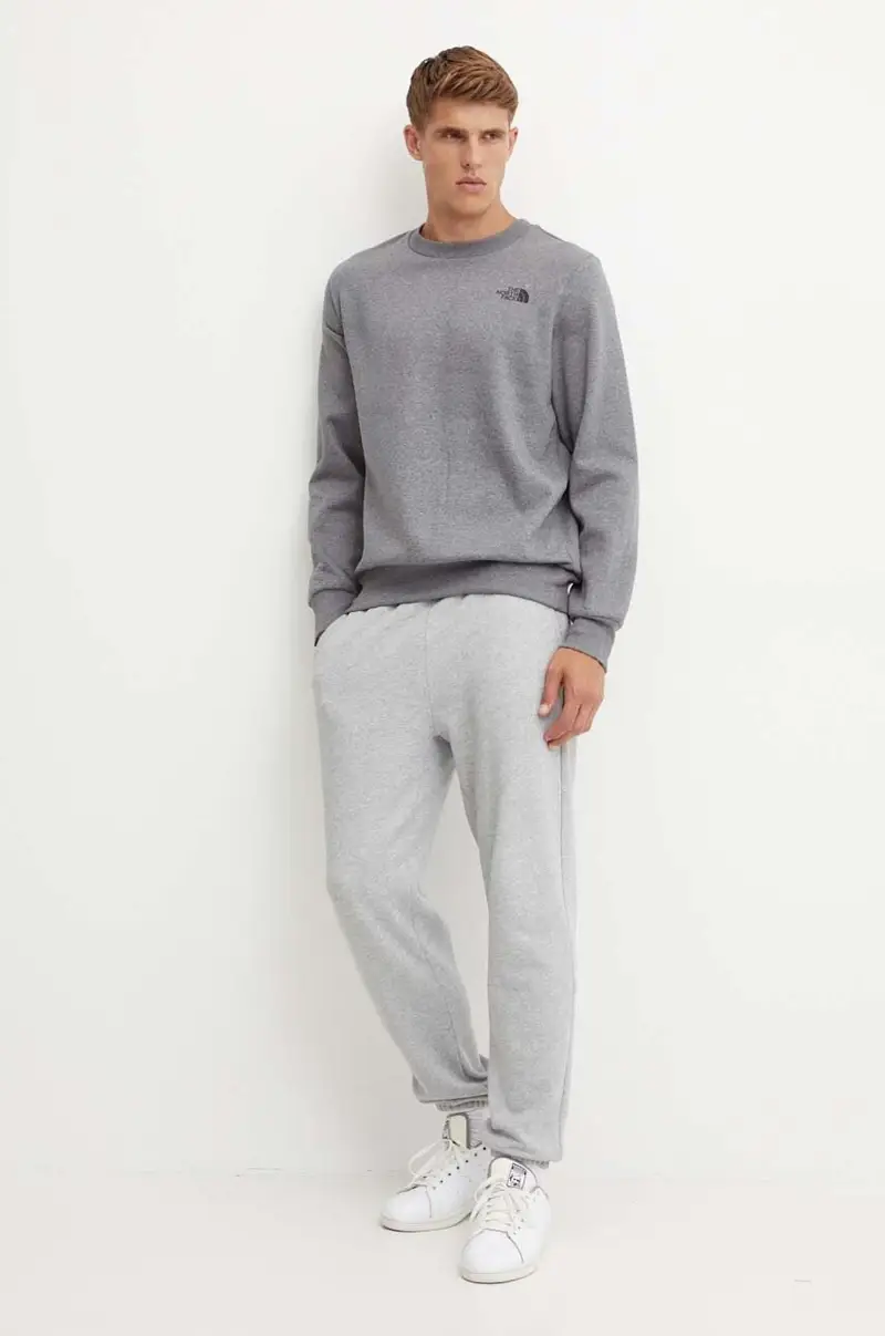 felpa Simple Dome Crew uomo colore grigio NF0A89FBDYY1 miniatura 2