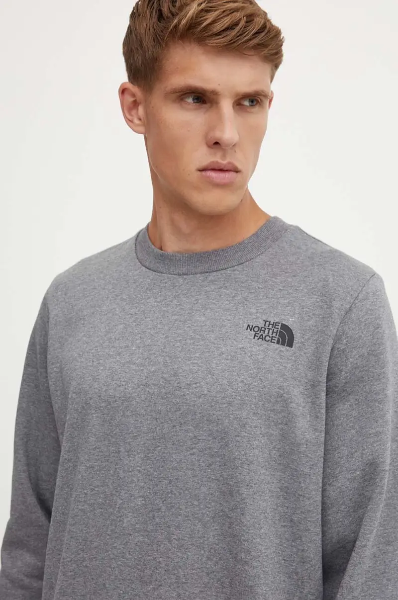 felpa Simple Dome Crew uomo colore grigio NF0A89FBDYY1 miniatura 4