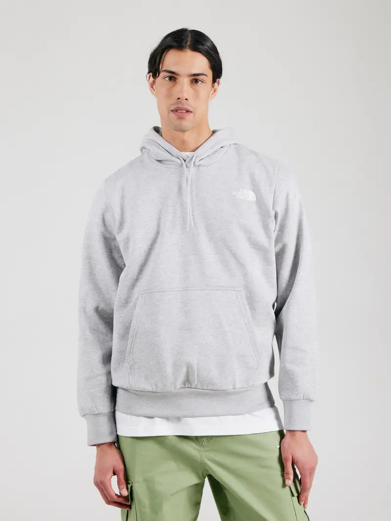 Felpa Simple Dome grigio chiaro / bianco miniatura 2