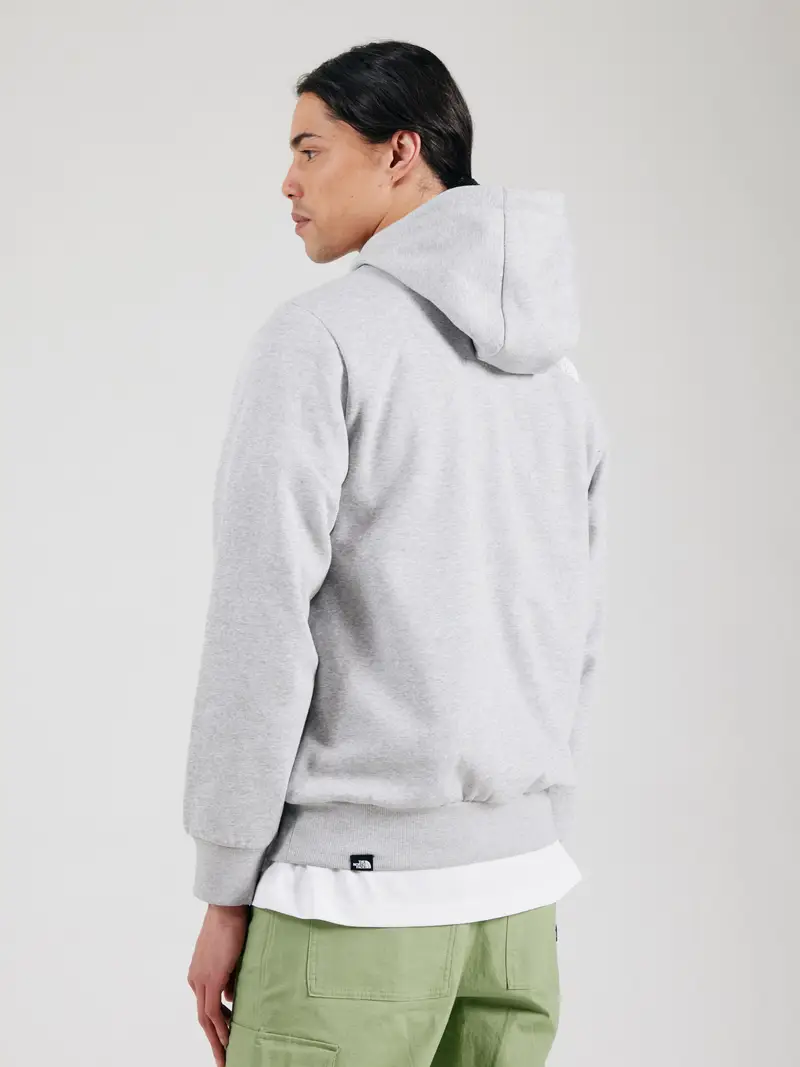 Felpa Simple Dome grigio chiaro / bianco miniatura 3