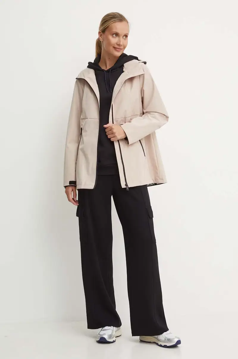 felpa Simple Dome Hoodie donna colore nero con cappuccio NF0A89EYJK31 miniatura 2