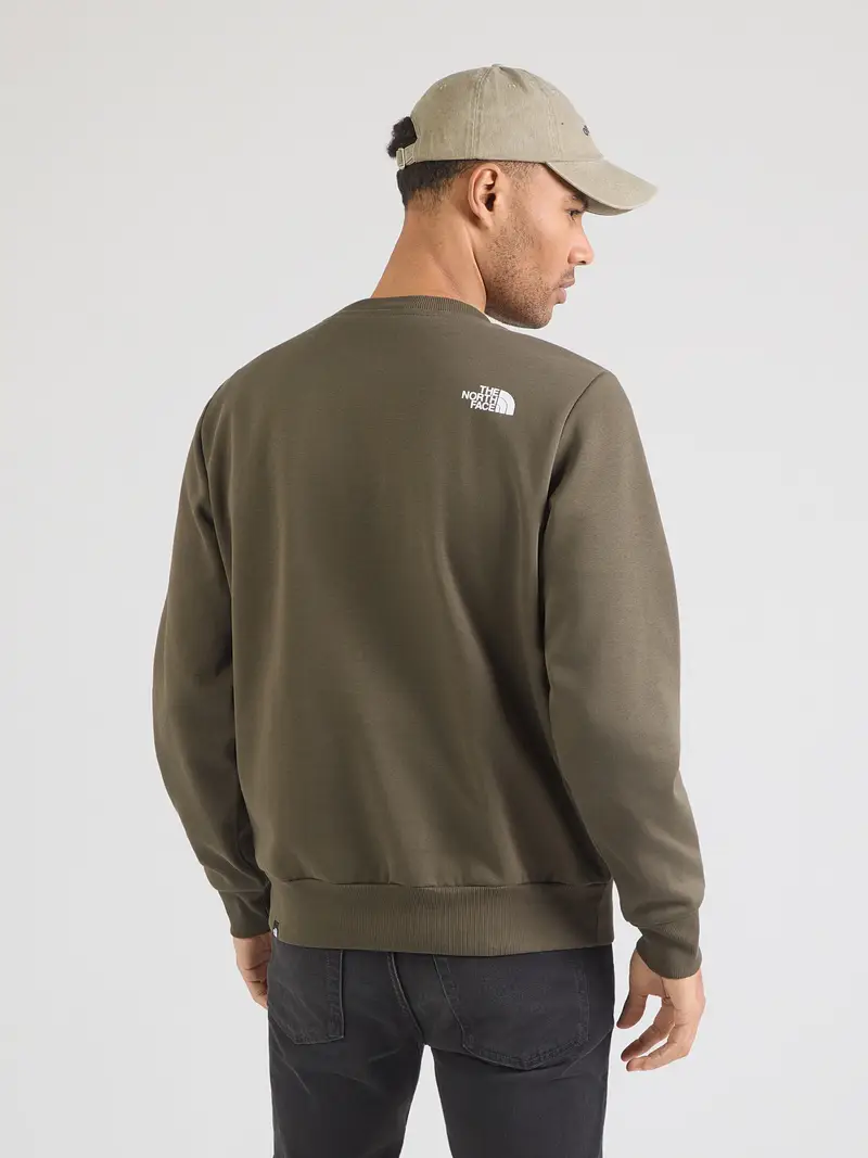 Felpa SIMPLE DOME oliva / bianco miniatura 3