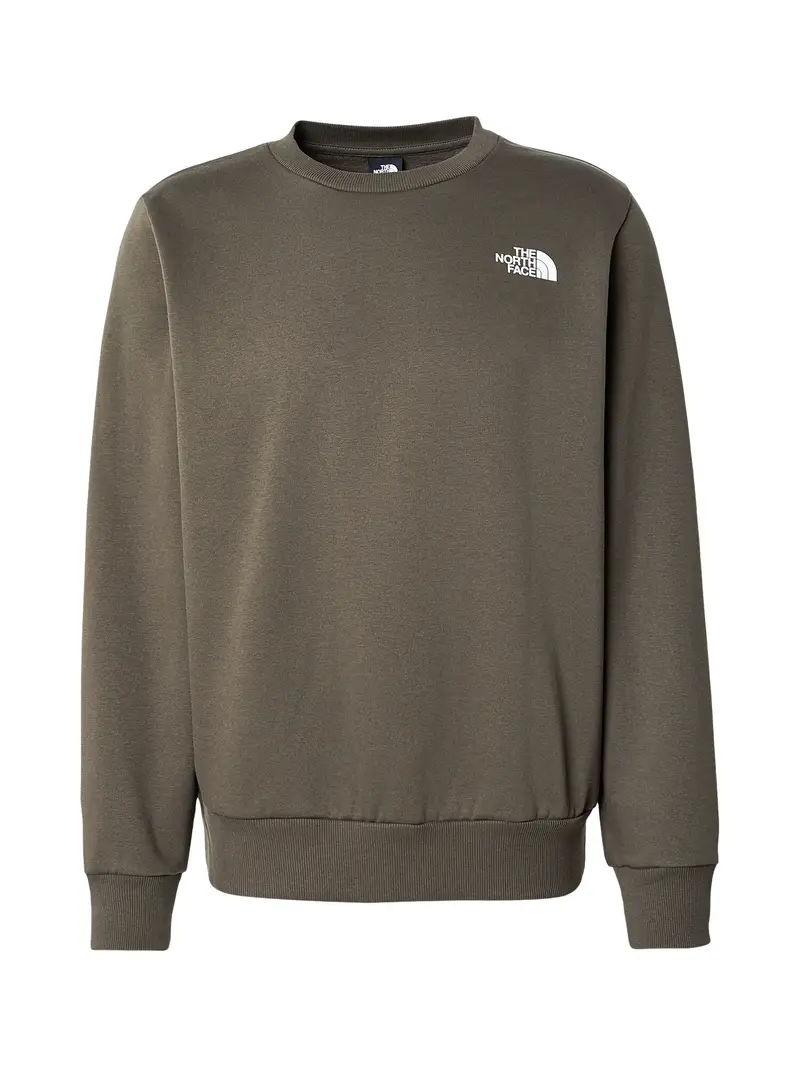 Felpa SIMPLE DOME oliva / bianco