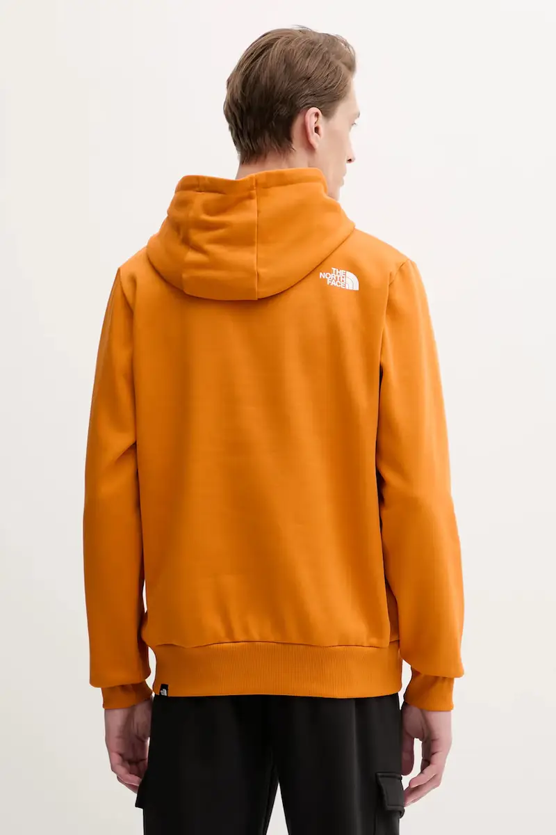 felpa Simple Dome uomo colore arancione con cappuccio NF0A89FCBRO1 miniatura 3