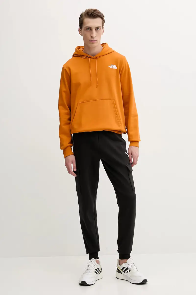 felpa Simple Dome uomo colore arancione con cappuccio NF0A89FCBRO1 miniatura 2