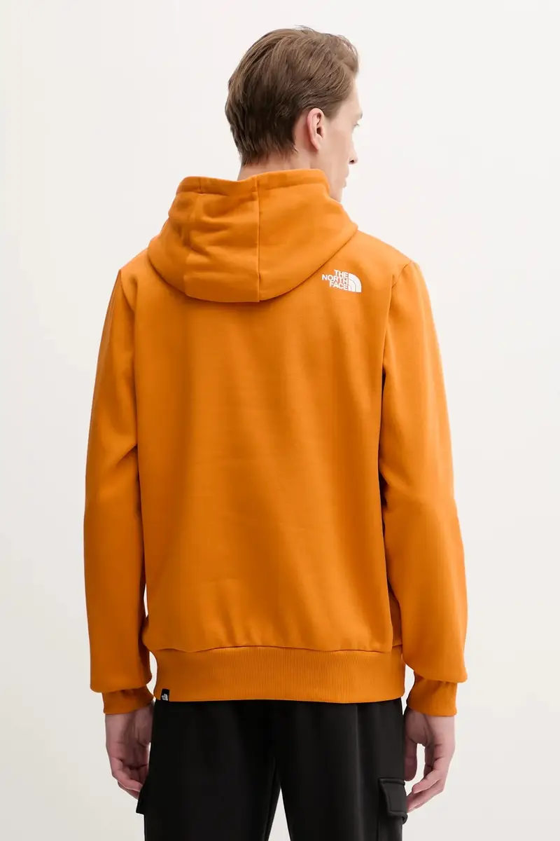 felpa Simple Dome uomo colore arancione con cappuccio NF0A89FCBRO1 miniatura 3