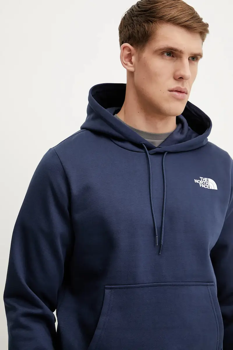 felpa Simple Dome uomo colore blu navy con cappuccio NF0A89FC8K21 miniatura 4