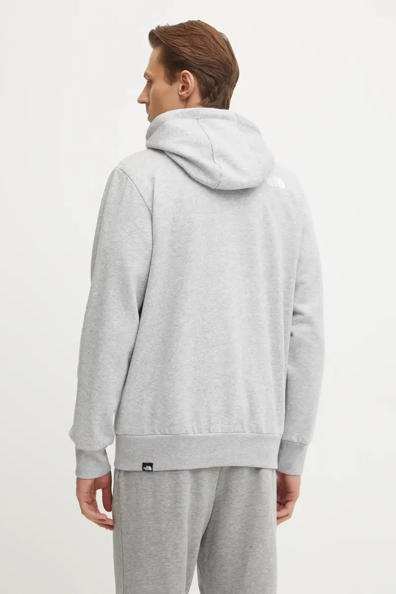 felpa Simple Dome uomo colore grigio con cappuccio NF0A89FCDYX1 miniatura 3