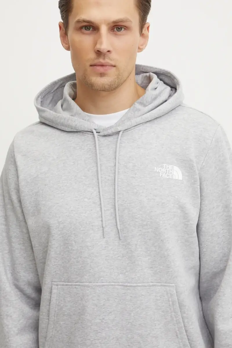 felpa Simple Dome uomo colore grigio con cappuccio NF0A89FCDYX1 miniatura 4