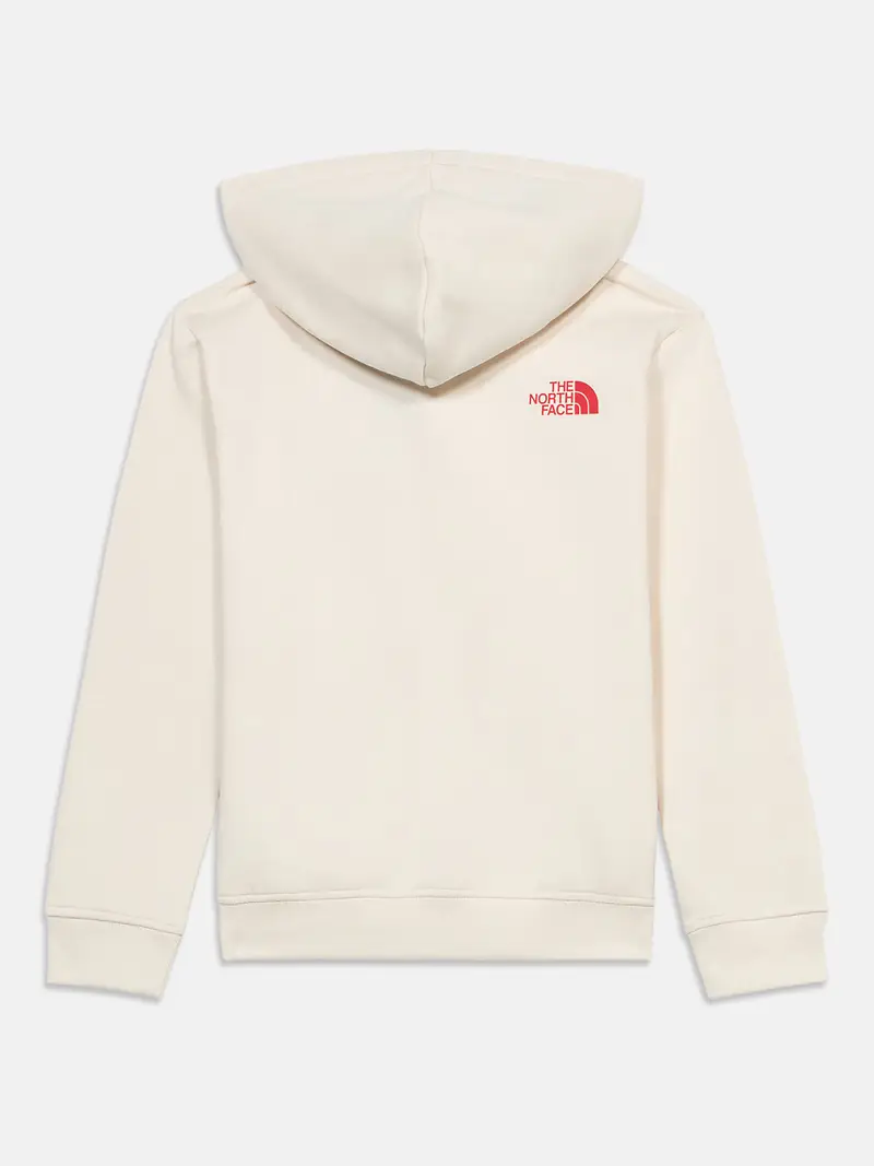 Felpa sportiva rosso scuro / bianco lana miniatura 2