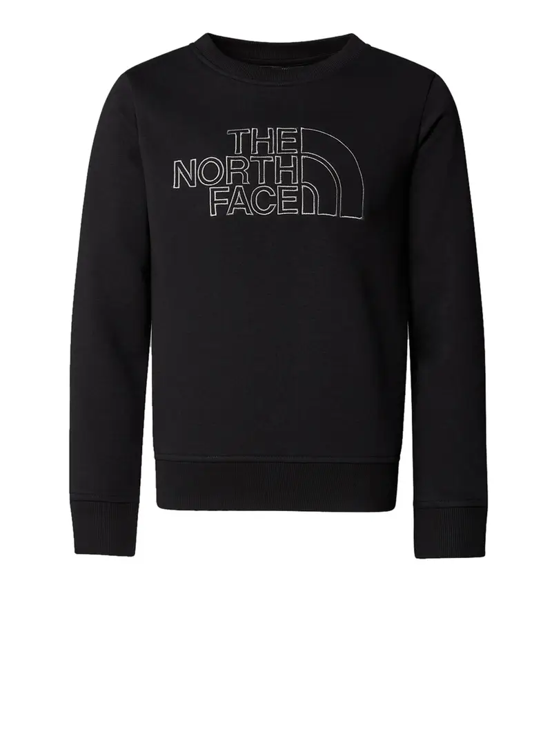 felpa the north face drew peak light crew da uomo - nero