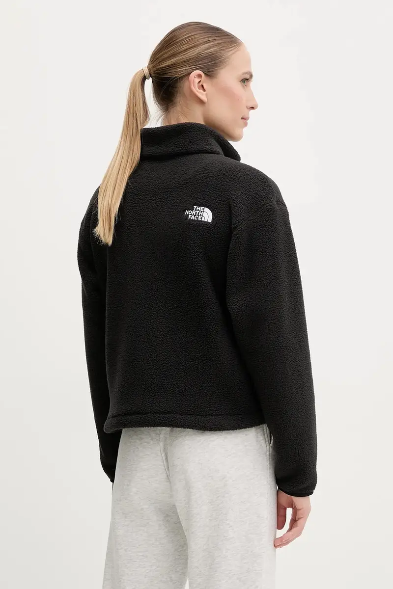 felpa TNF Fleeski donna colore nero con applicazione NF0A88Z3KX71 miniatura 3