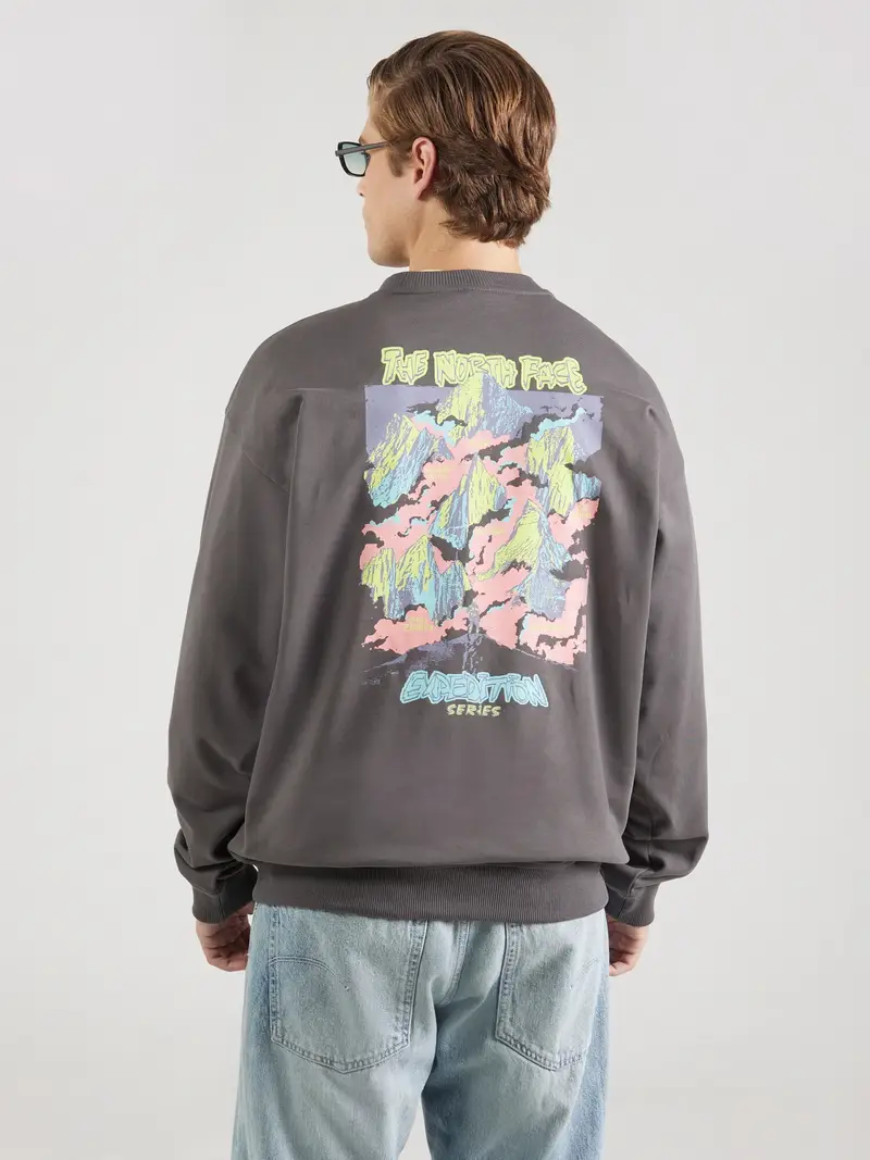 Felpa 'U EXPEDITION CELEBRATION' azzurro / giallo pastello / grigio / rosa miniatura 3