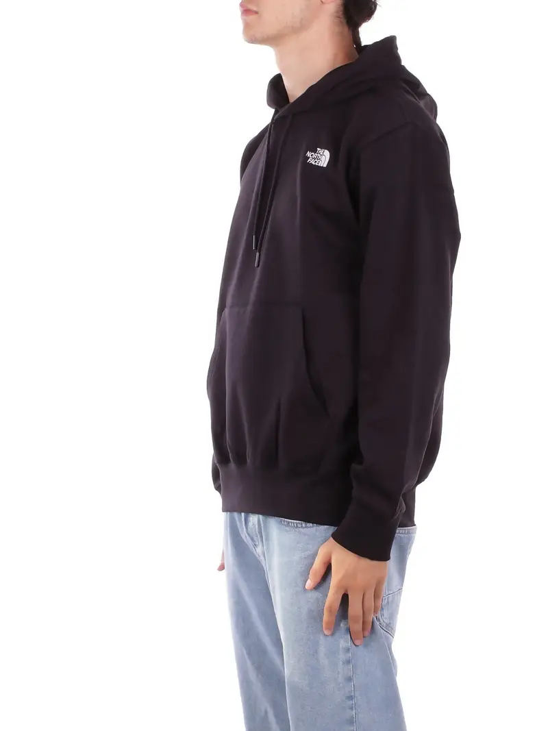 Felpa Uomo THE NORTH FACE Black essential relaxed hoodie miniatura 2
