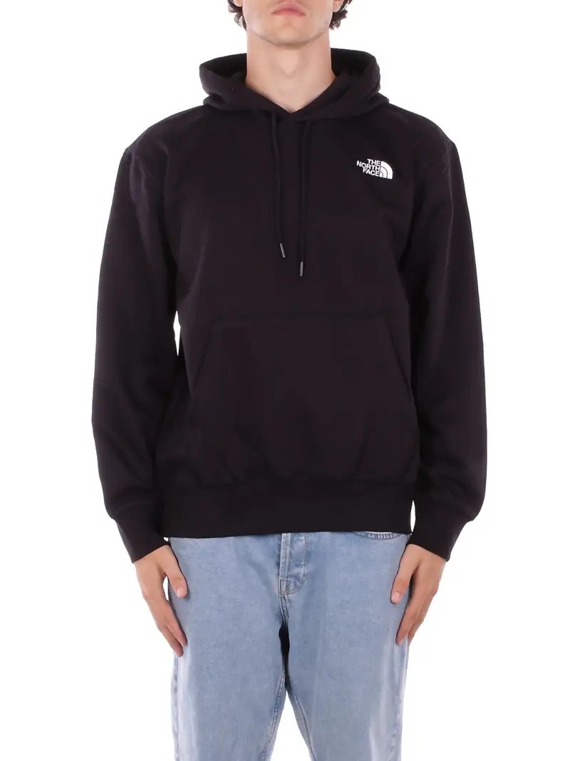 Felpa Uomo THE NORTH FACE Black essential relaxed hoodie