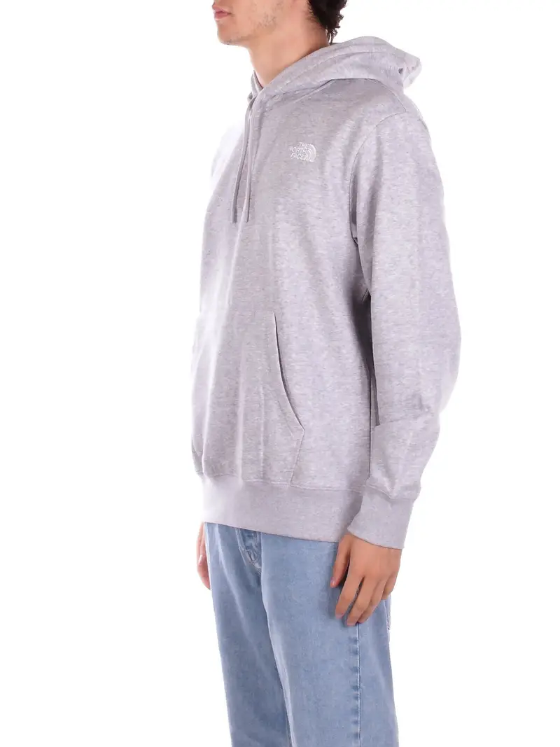Felpa Uomo THE NORTH FACE Grey essential relaxed hoodie miniatura 2