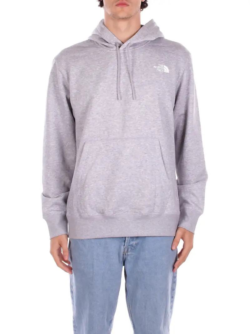 Felpa Uomo THE NORTH FACE Grey essential relaxed hoodie