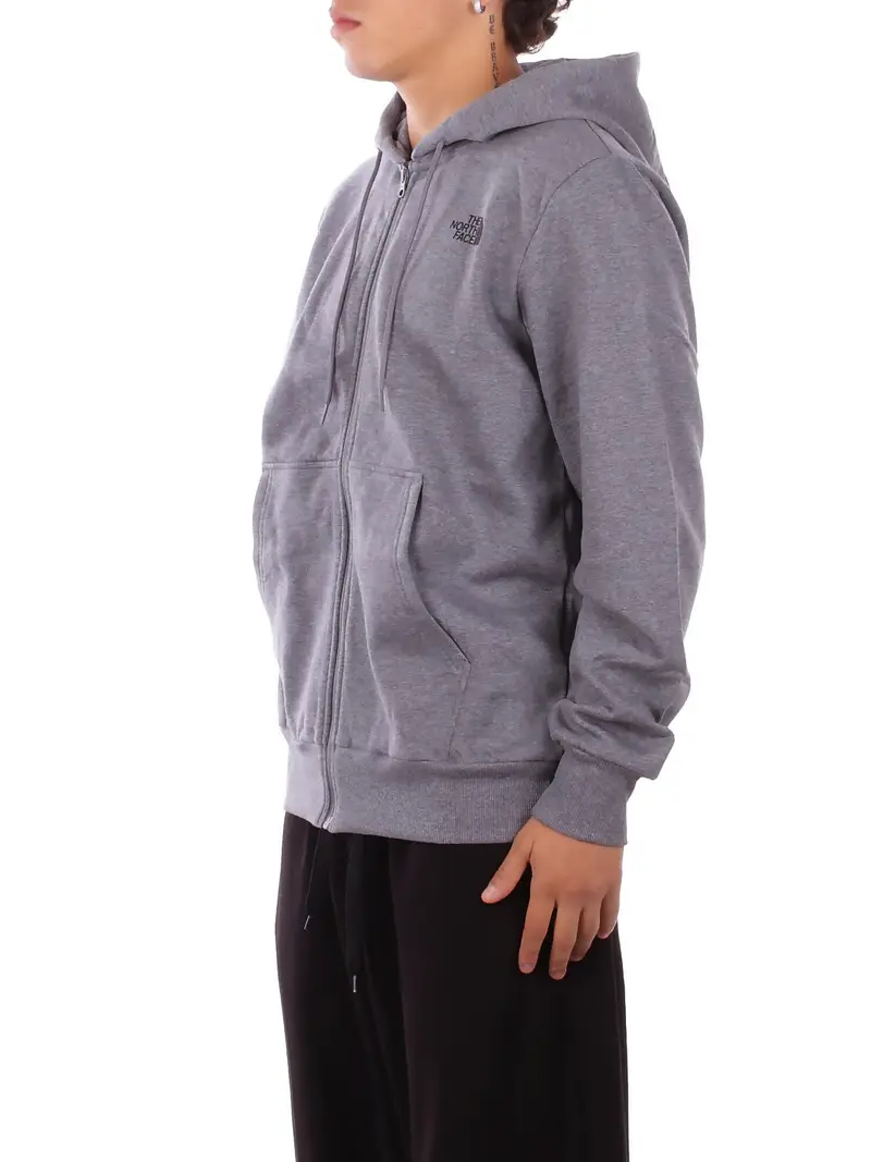 Felpa Uomo THE NORTH FACE Grey simple dome full zip hoodie miniatura 2
