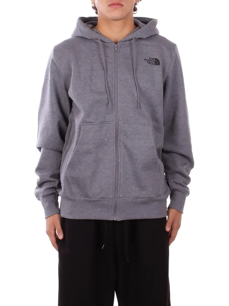 Felpa Uomo THE NORTH FACE Grey simple dome full zip hoodie