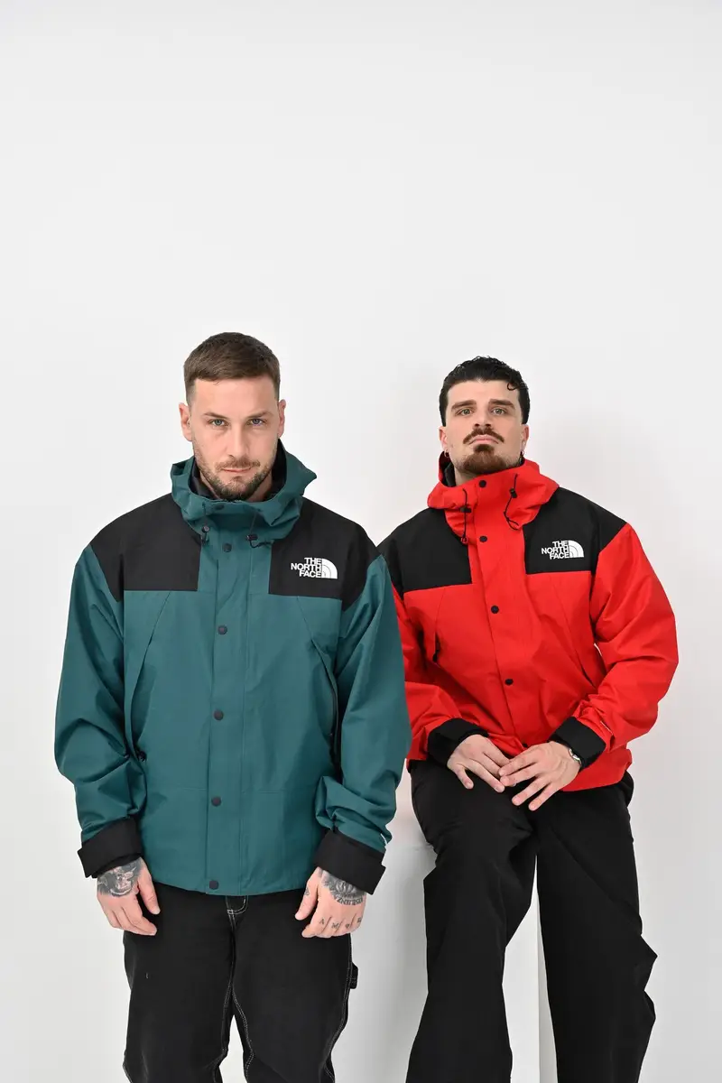 THE NORTH FACE Giacca a vento Mountain Mono verde da uomo miniatura 3