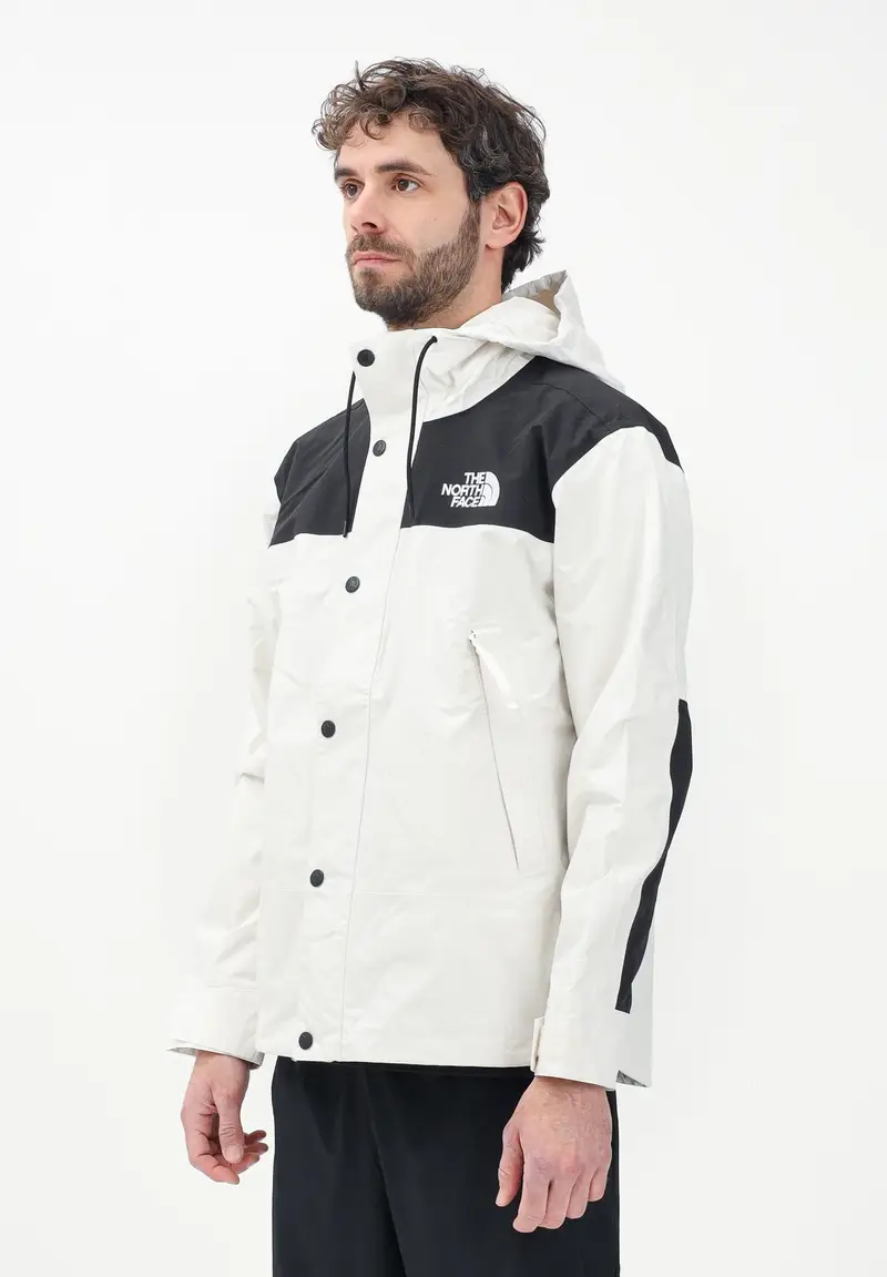 THE NORTH FACE Giacca a vento Reign On bianca e nera da uomo