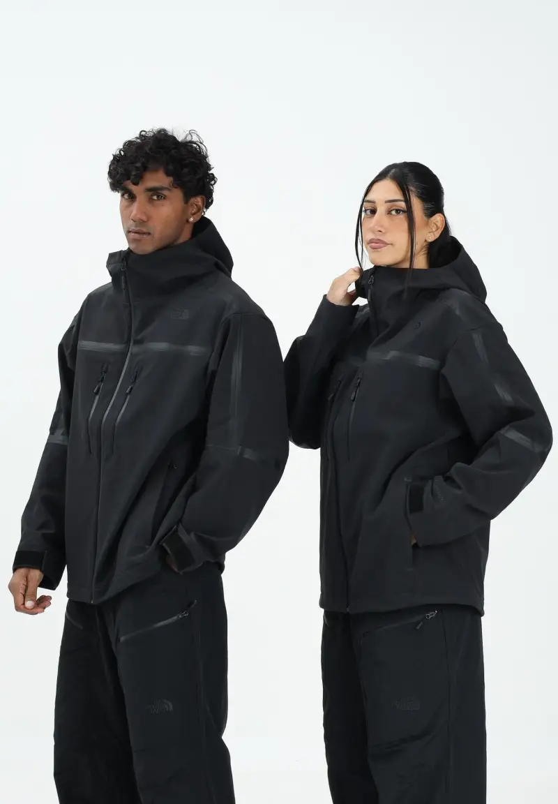 Giacca a vento Softshell NSE nera per uomo e donna miniatura 2