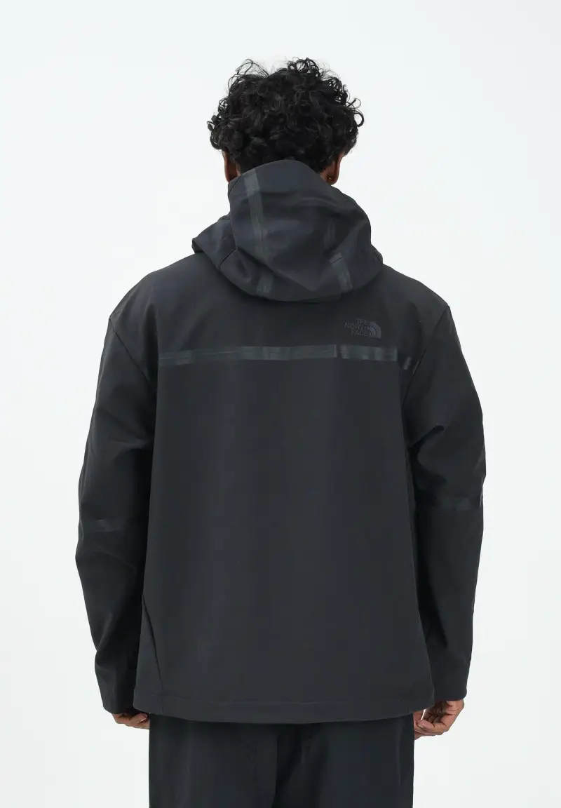 Giacca a vento Softshell NSE nera per uomo e donna miniatura 3