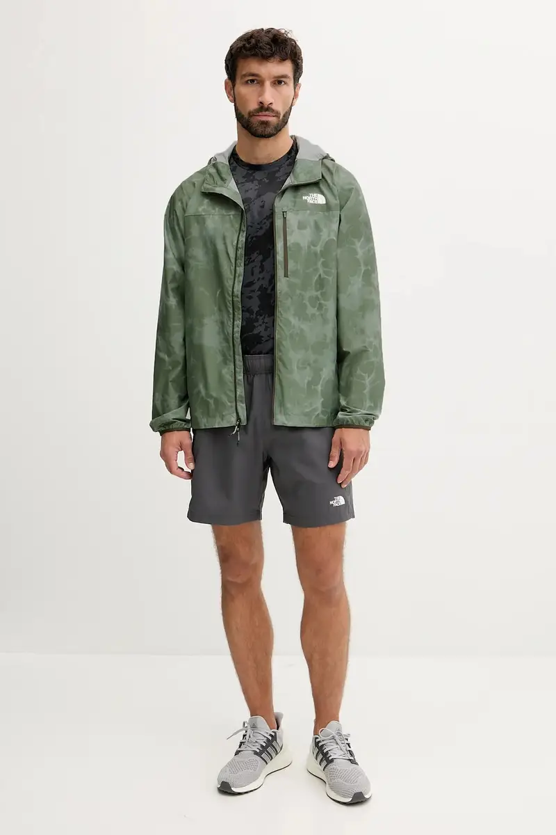 giacca antivento Higher Run colore verde NF0A8D4CCZO1 miniatura 2