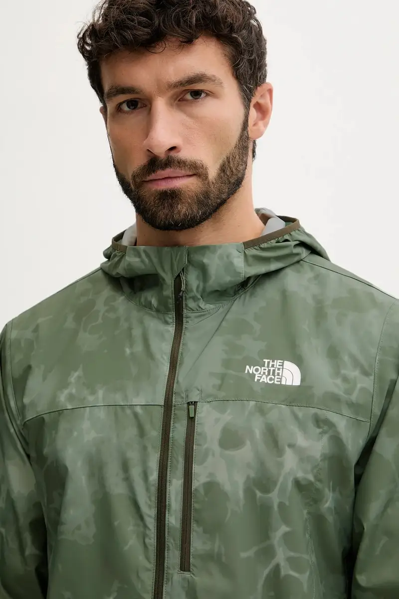 giacca antivento Higher Run colore verde NF0A8D4CCZO1 miniatura 4