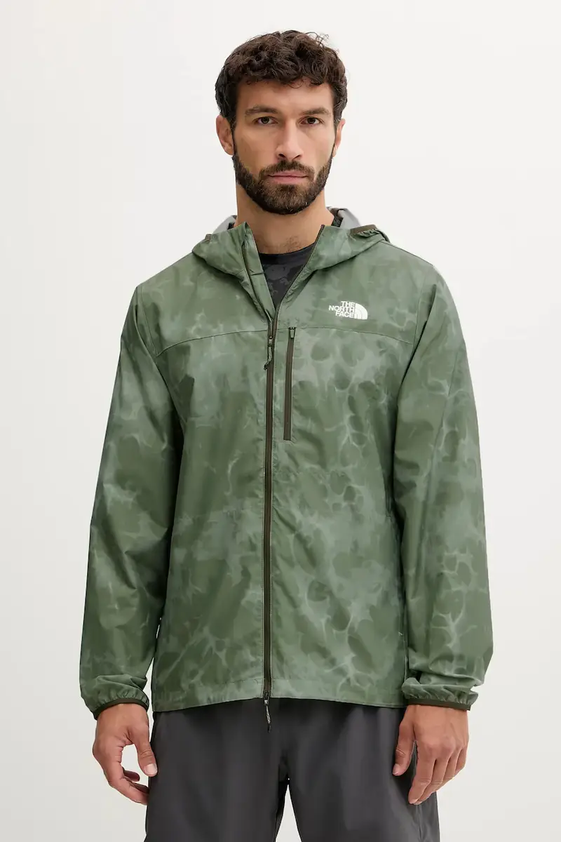 giacca antivento Higher Run colore verde NF0A8D4CCZO1