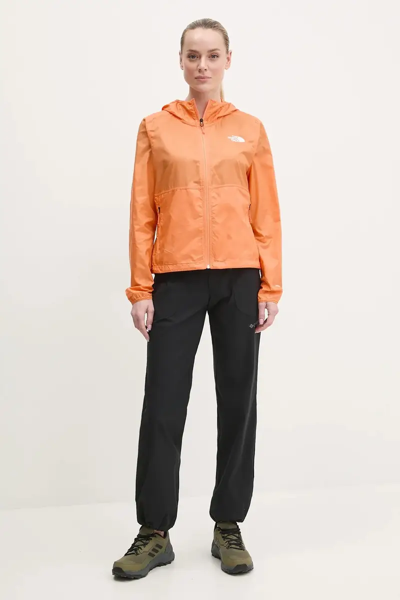 giacca antivento TNF Cyclone colore arancione NF0A8B6G0TO1 miniatura 2
