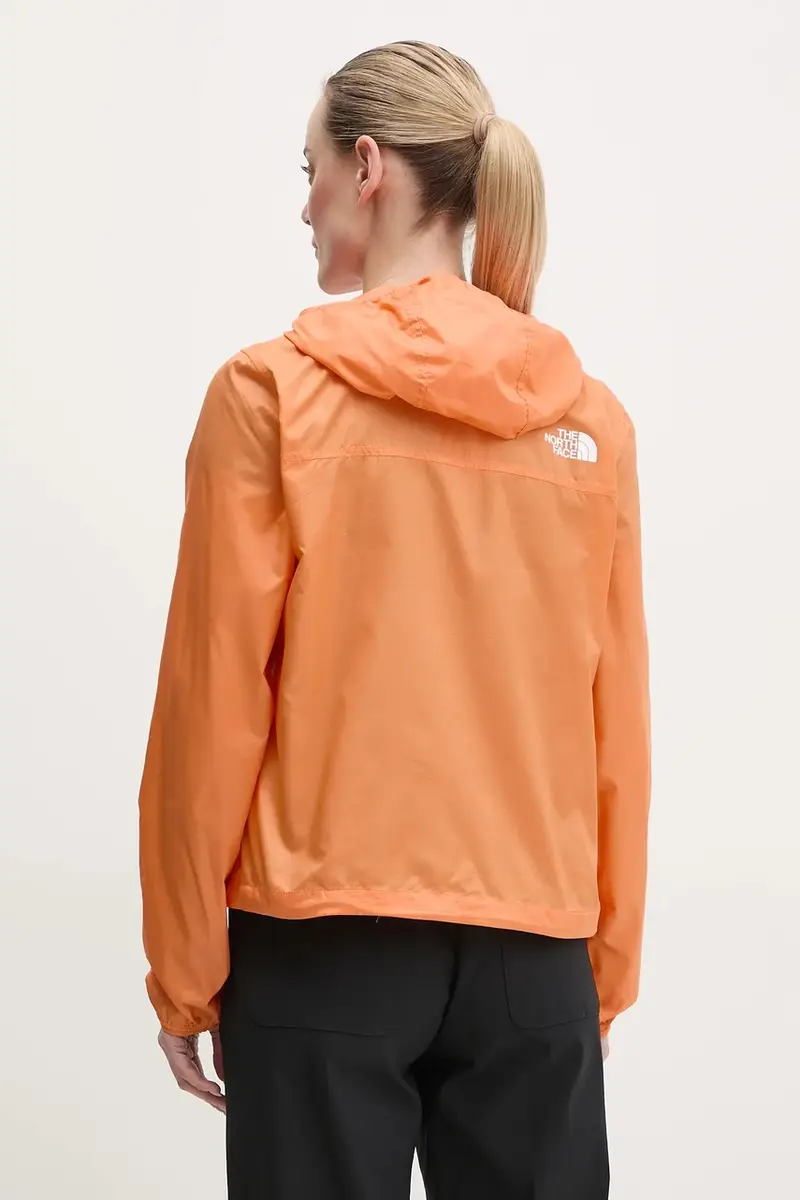 giacca antivento TNF Cyclone colore arancione NF0A8B6G0TO1 miniatura 3