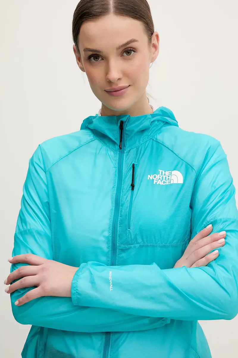 giacca antivento Windstream colore turchese NF0A87HF6IB1 miniatura 4