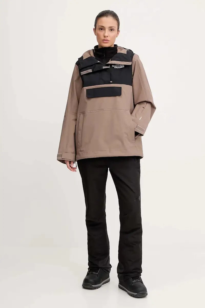 giacca da sci Driftview Anorak colore marrone NF0A82W1DHL1 miniatura 2