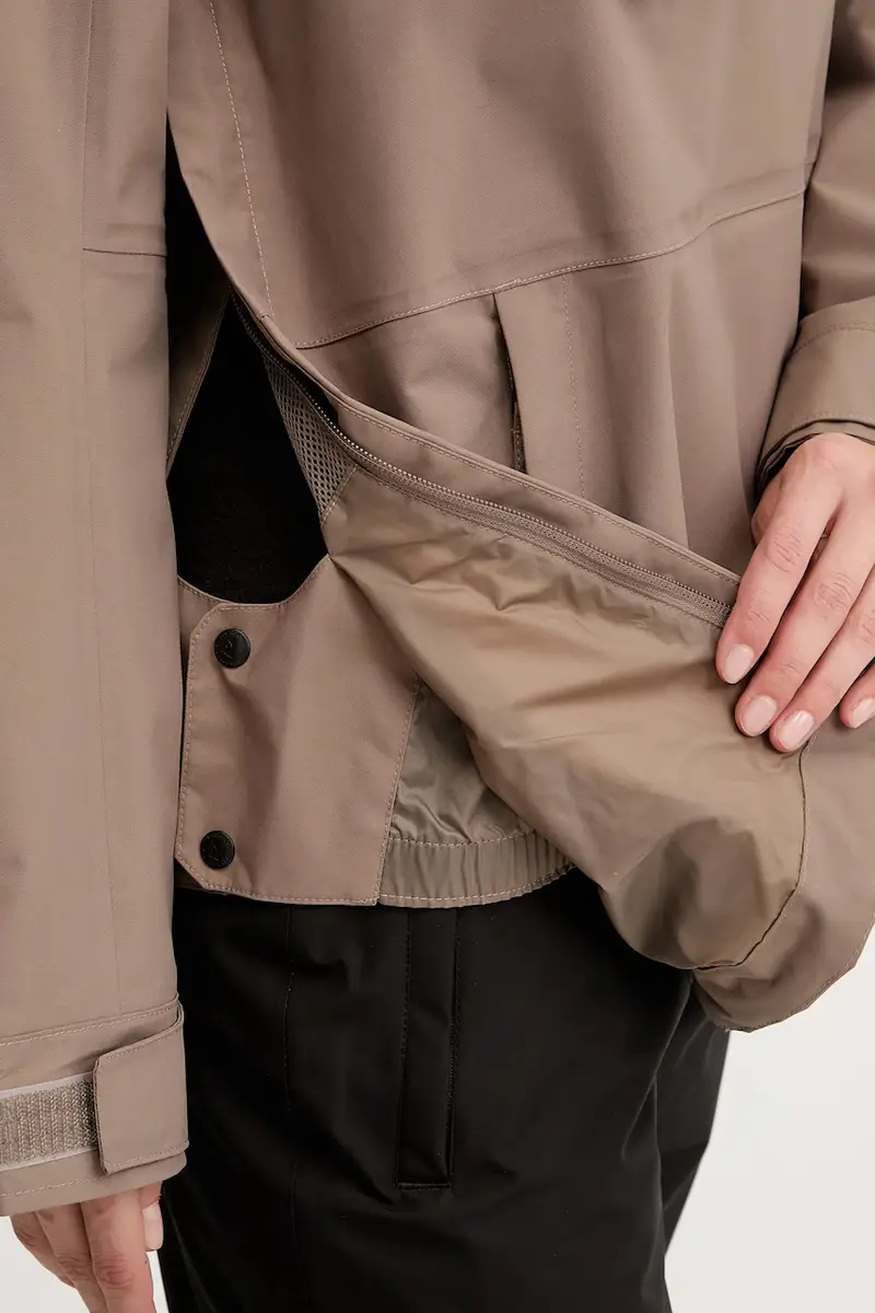 giacca da sci Driftview Anorak colore marrone NF0A82W1DHL1 miniatura 5