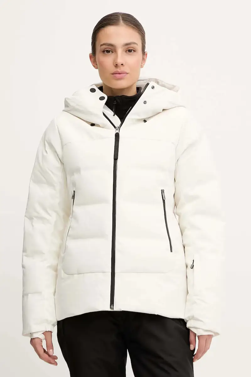 giacca da sci in piuma Cirque colore beige NF0A87WSGOL1