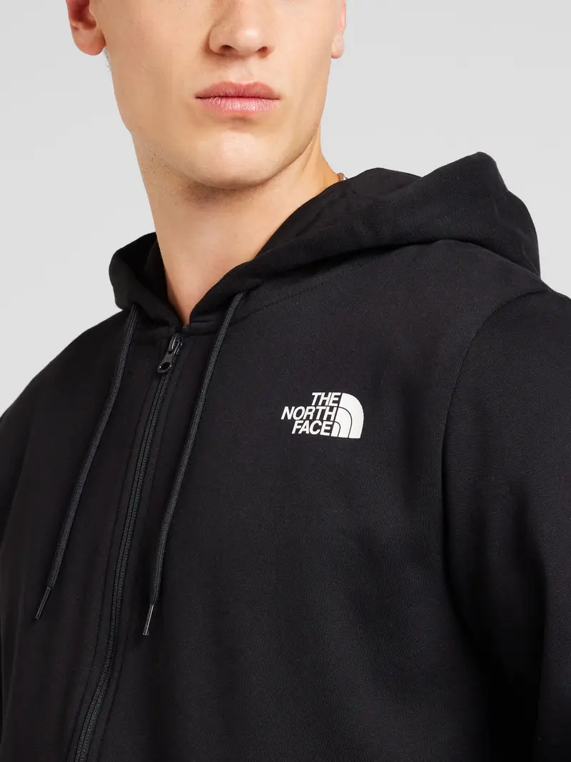 THE NORTH FACE Giacca di felpa 'SIMPLE DOME' nero / bianco miniatura 3