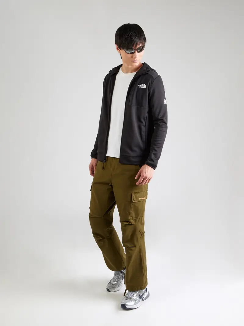 THE NORTH FACE Giacca di felpa sportiva 'MOUNTAIN ATHLETICS' nero / bianco miniatura 2