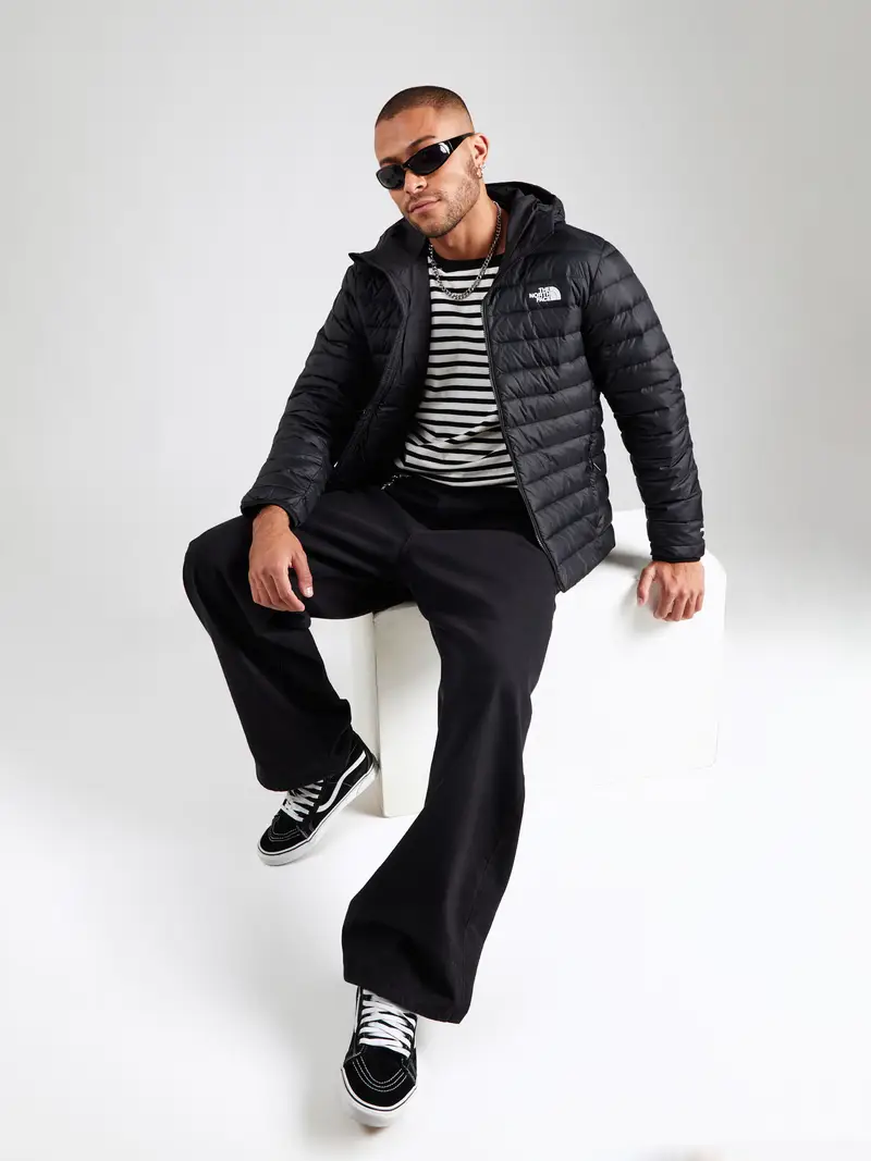 Giacca di mezza stagione Classic nero / bianco miniatura 3