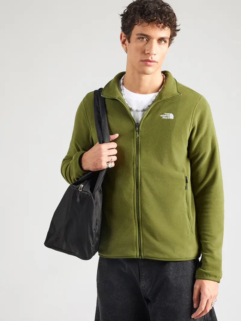 Giacca di pile funzionale GLACIER kiwi / bianco miniatura 2