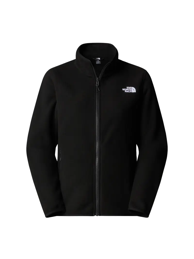 THE NORTH FACE Giacca di pile funzionale 'Glacier'  nero / bianco