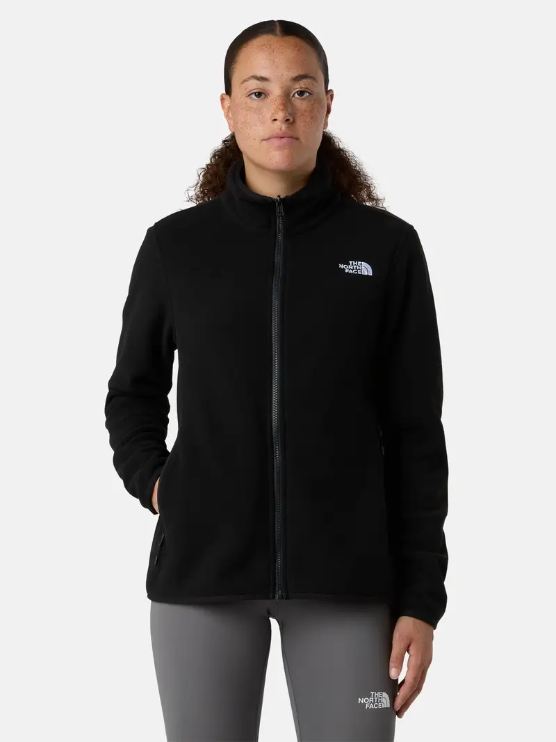 THE NORTH FACE Giacca di pile funzionale 'Glacier' nero / bianco miniatura 3