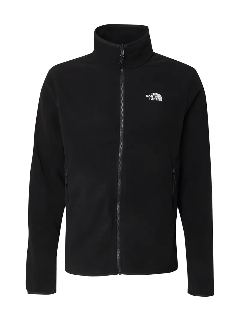 THE NORTH FACE Giacca di pile funzionale 'Glacier'  nero / bianco
