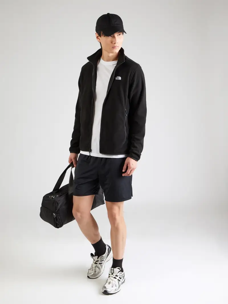 THE NORTH FACE Giacca di pile funzionale 'Glacier' nero / bianco miniatura 3