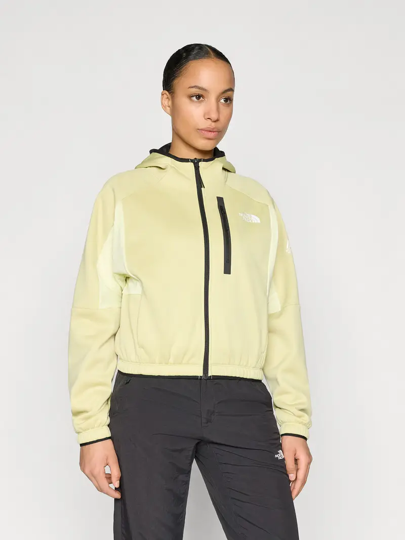 Giacca di pile funzionale MOUNTAIN ATHLETICS verde pastello / nero / bianco miniatura 2