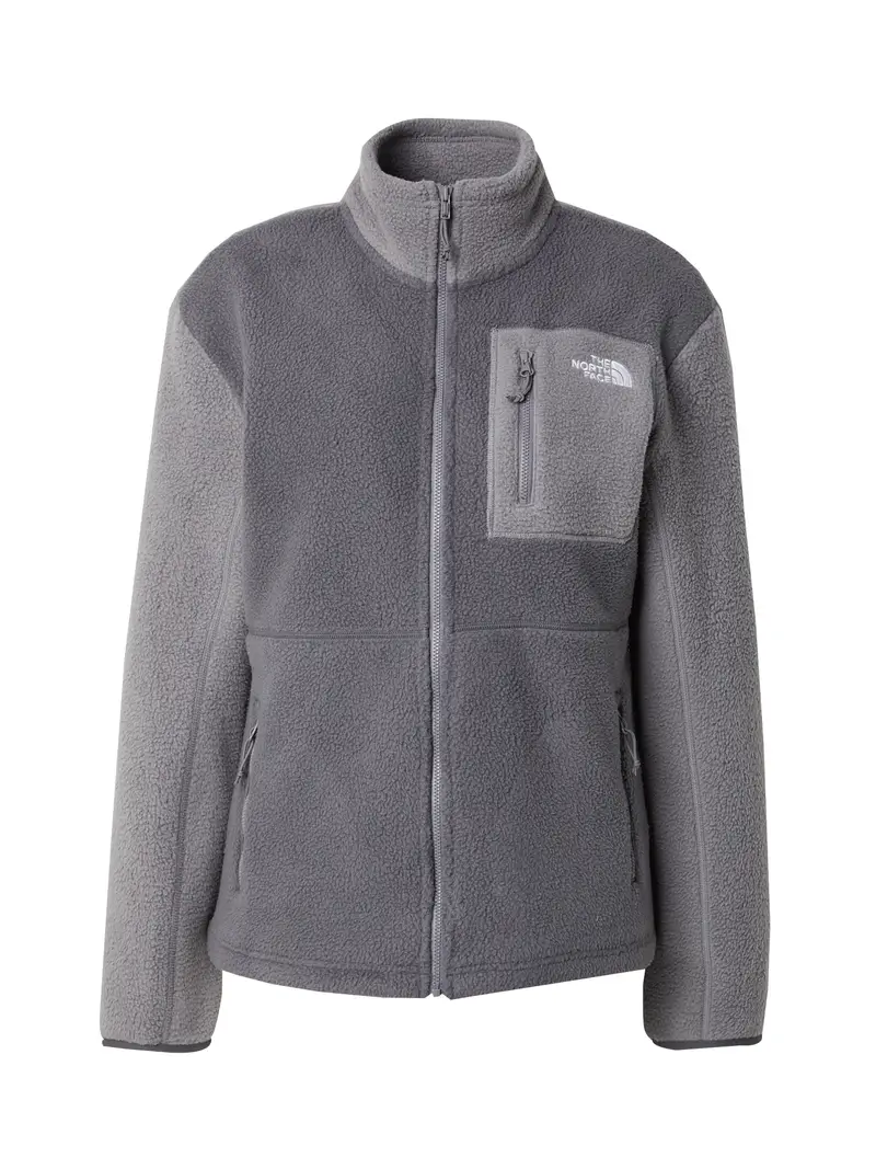 THE NORTH FACE Giacca di pile funzionale 'YUMIORI'  grigio / bianco
