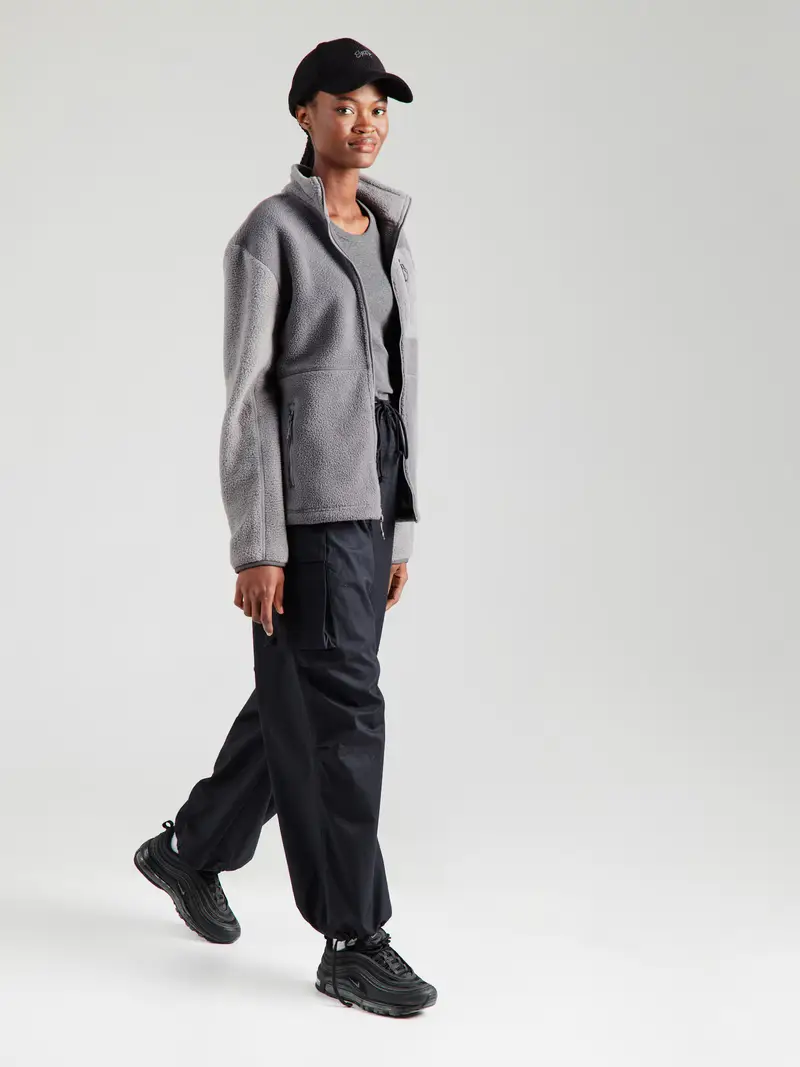 Giacca di pile funzionale 'YUMIORI' grigio / bianco miniatura 2